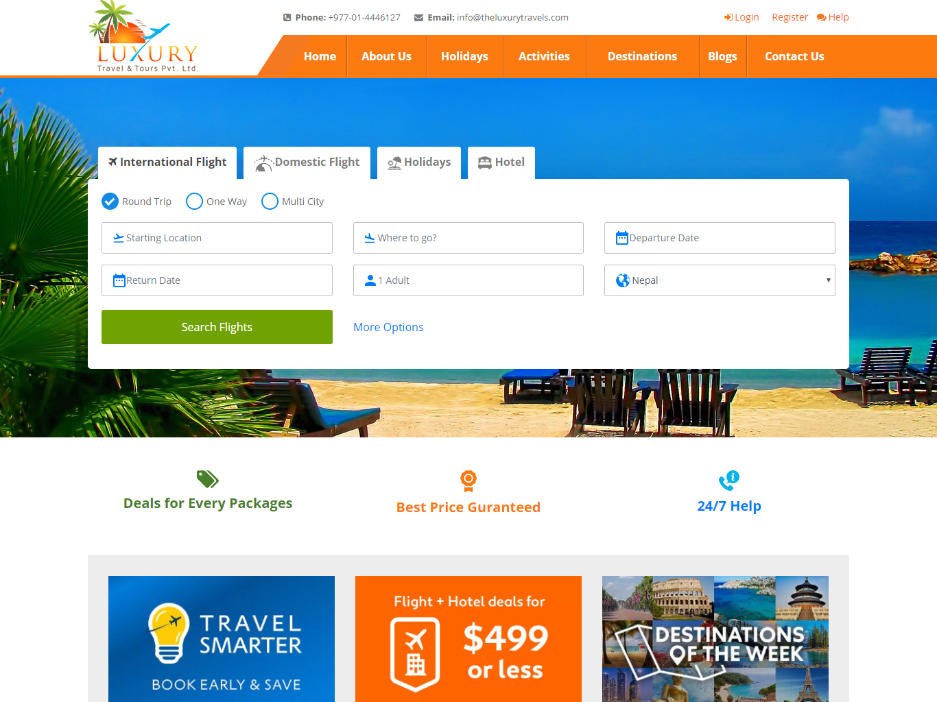 Luxury Travels & Tours Launches International Flight Booking with Tourism Core
