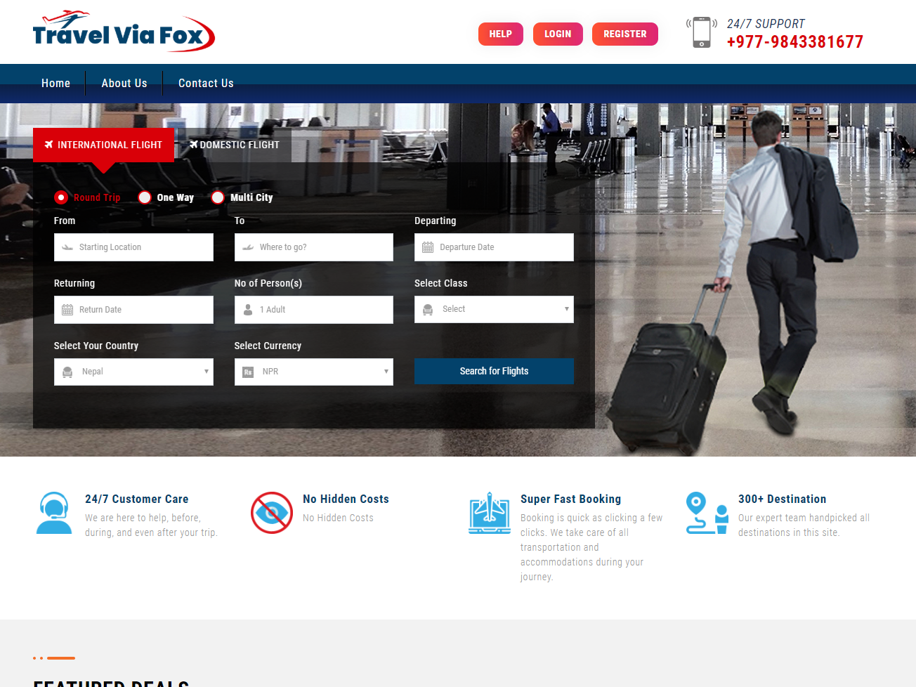 Travel Via Fox Launches Flight Booking with Tourism Core